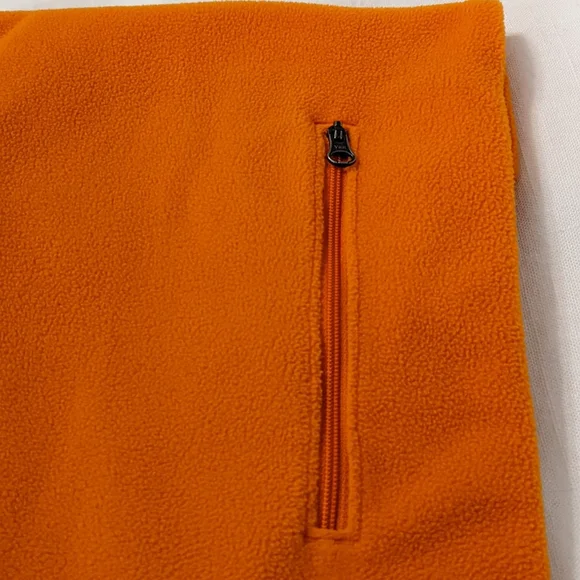 The North Face Orange Fleece Hooded Vest - Picture 6 of 9